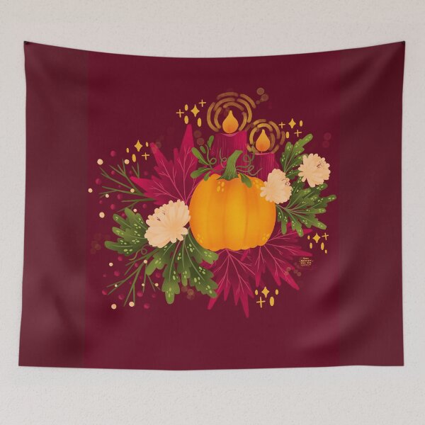 Item preview, Maples and Mums designed and sold by QuaintInkCo.