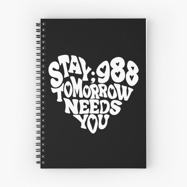 Item preview, 988 Suicide and Crisis Lifeline Stay Tomorrow Needs You, mental health, positivity designed and sold by hambydesign.