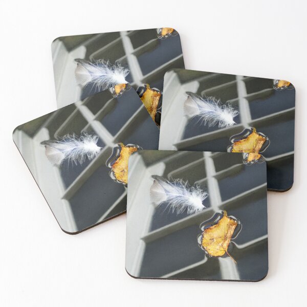 Item preview, Floating Feather and Leaves designed and sold by Jaeda DeWalt.