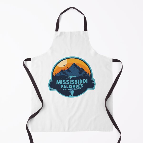 Item preview, Mississippi Palisades State Park, Illinois Souvenir Retro Vintage Sunset Badge designed and sold by mountainfad.