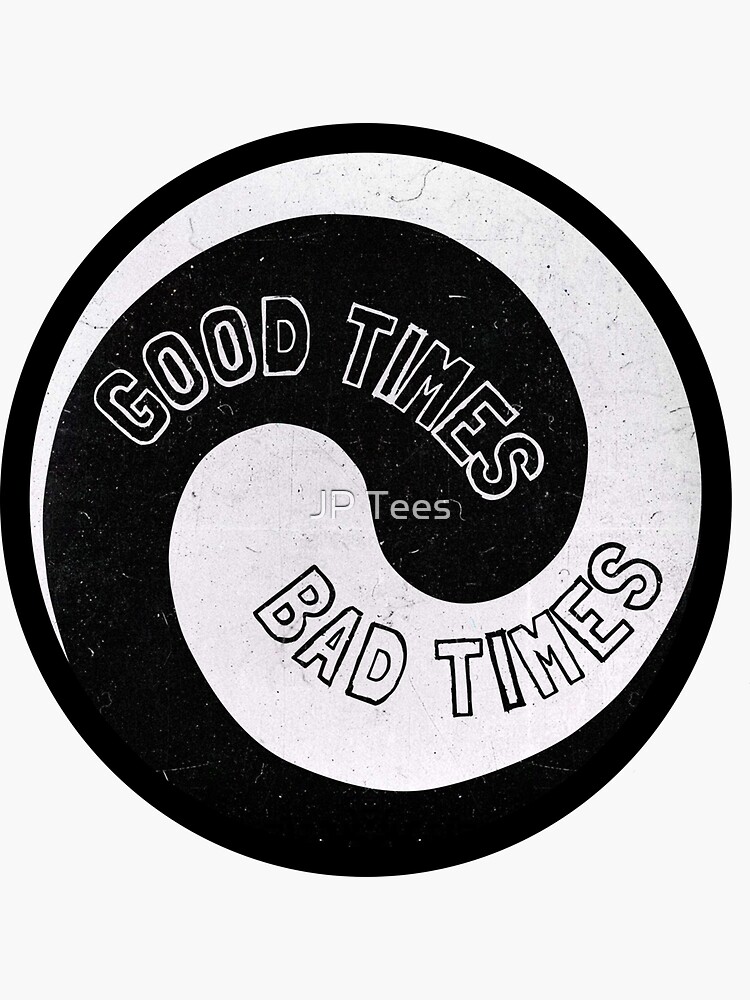 "Led Zeppelin Good Times, Bad Times" Sticker by jpearson980 Redbubble