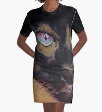 Siamese Graphic T-Shirt Dress