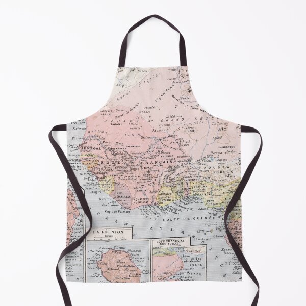 Item preview, Vintage French Colonies of Africa Map (1900) designed and sold by BravuraMedia.