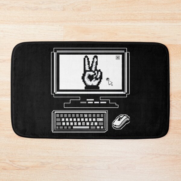 Item preview, Pixel Retro PC Peace Sign designed and sold by OB Print.