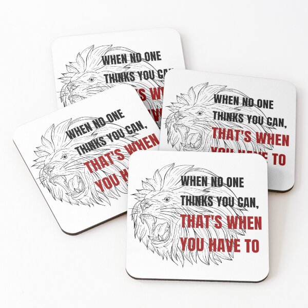 Item preview, When No One Thinks You Can, That's When You Have To designed and sold by Amrelia.
