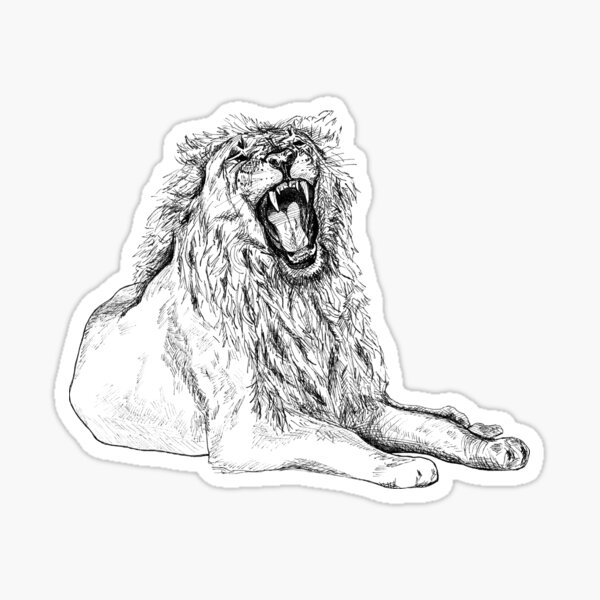 How to Draw a Lion Easy Step-By-Step Tutorial - Made with HAPPY