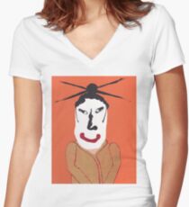 Kabuki - Martin Boisvert - Face à flaques T-shirt col V femme