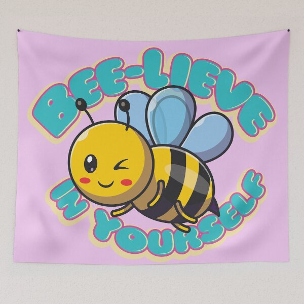 Item preview, Bee-Lieve in Yourself designed and sold by Atomic Ducky.