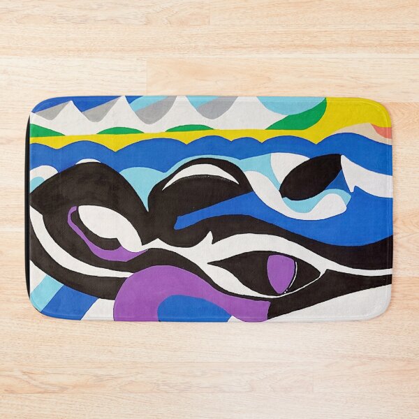 Item preview, Whale Dreamscape: Abstract Vancouver Whales designed and sold by PaintedDaisies.
