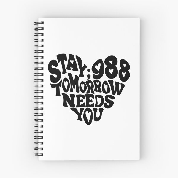 Item preview, 988 Suicide and Crisis Lifeline Stay Tomorrow Needs You, mental health, positivity designed and sold by hambydesign.