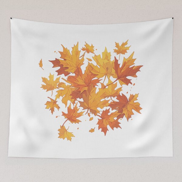Item preview, red leaves designed and sold by audhdmuslimah.