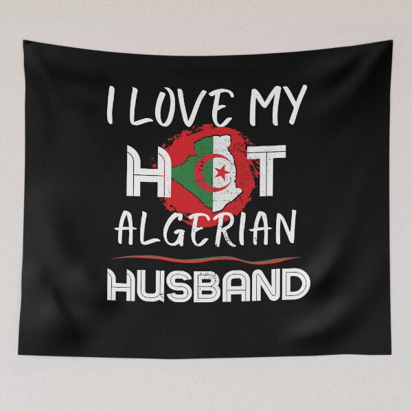 Item preview, I Love My Hot Algerian Husband designed and sold by Furahisha.