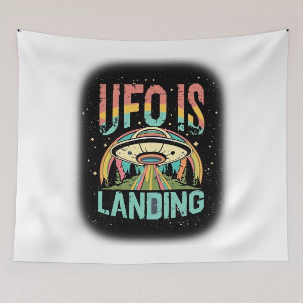 Item preview, UFO is landing. Design 3 designed and sold by Arno-Onei.
