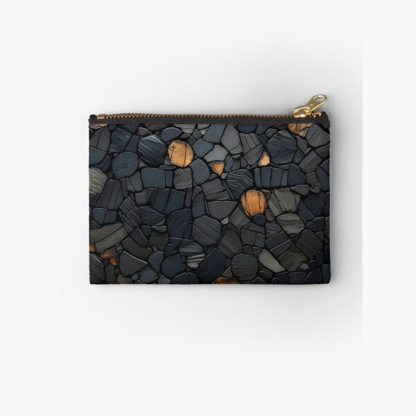 Item preview, dark stone mosaic art print designed and sold by dcrc.