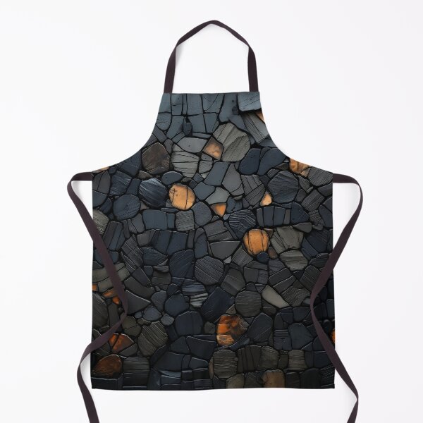 Item preview, dark stone mosaic art print designed and sold by dcrc.