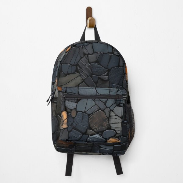 Item preview, dark stone mosaic art print designed and sold by dcrc.