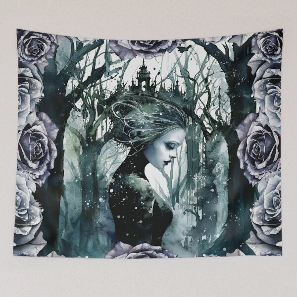 Item preview, Dark rose witch fairy tale designed and sold by ArtStyleAlice.