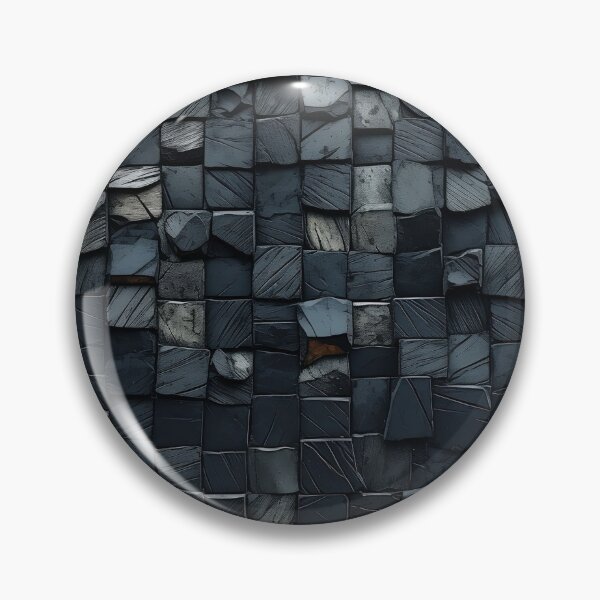 Item preview, dark stone mosaic art print designed and sold by dcrc.