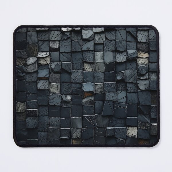 Item preview, dark stone mosaic art print designed and sold by dcrc.