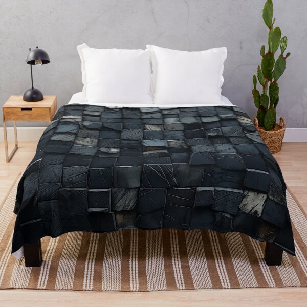 Item preview, dark stone mosaic art print designed and sold by dcrc.