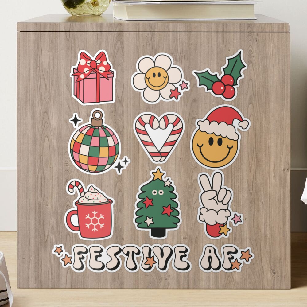 Christmas Vintage Sticker Graphic by Hilman Alfarizzy · Creative