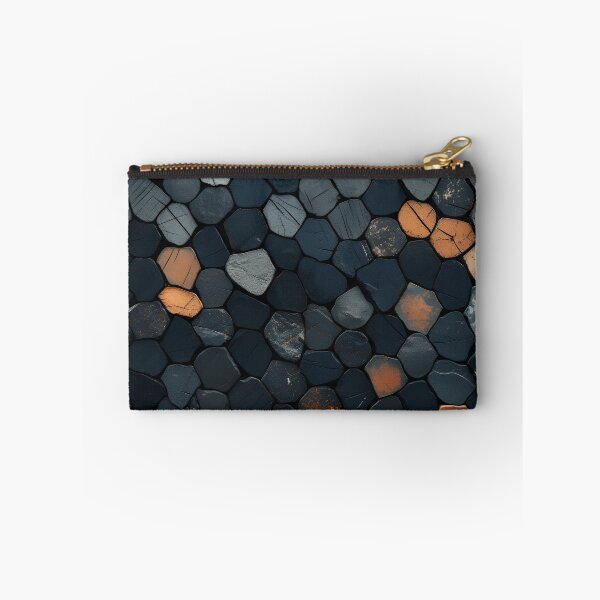 Item preview, dark stone mosaic art print designed and sold by dcrc.