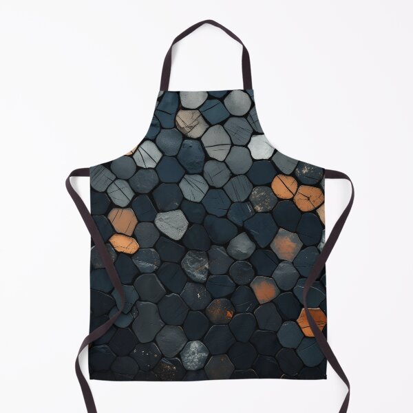 Item preview, dark stone mosaic art print designed and sold by dcrc.