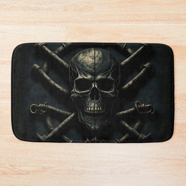 Item preview, Skull & Bones - Pirate Flag - Pirate Crest - Digital Art designed and sold by TheHappyK.
