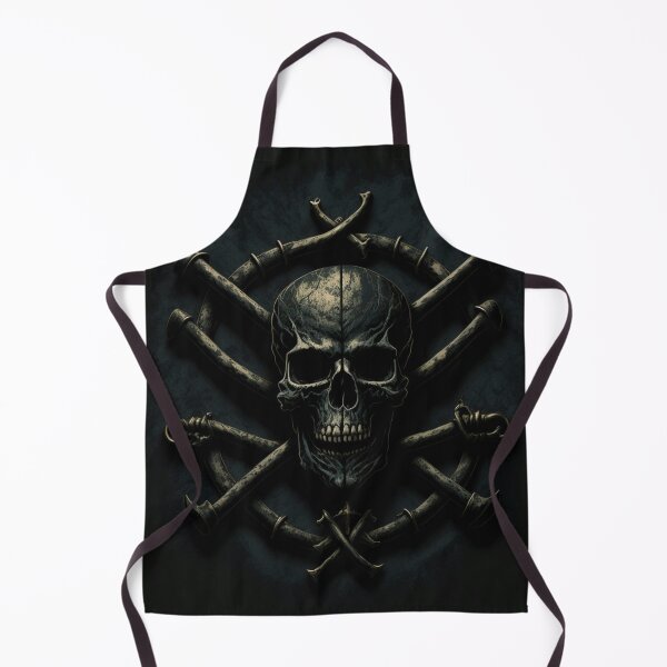 Item preview, Skull & Bones - Pirate Flag - Pirate Crest - Digital Art designed and sold by TheHappyK.
