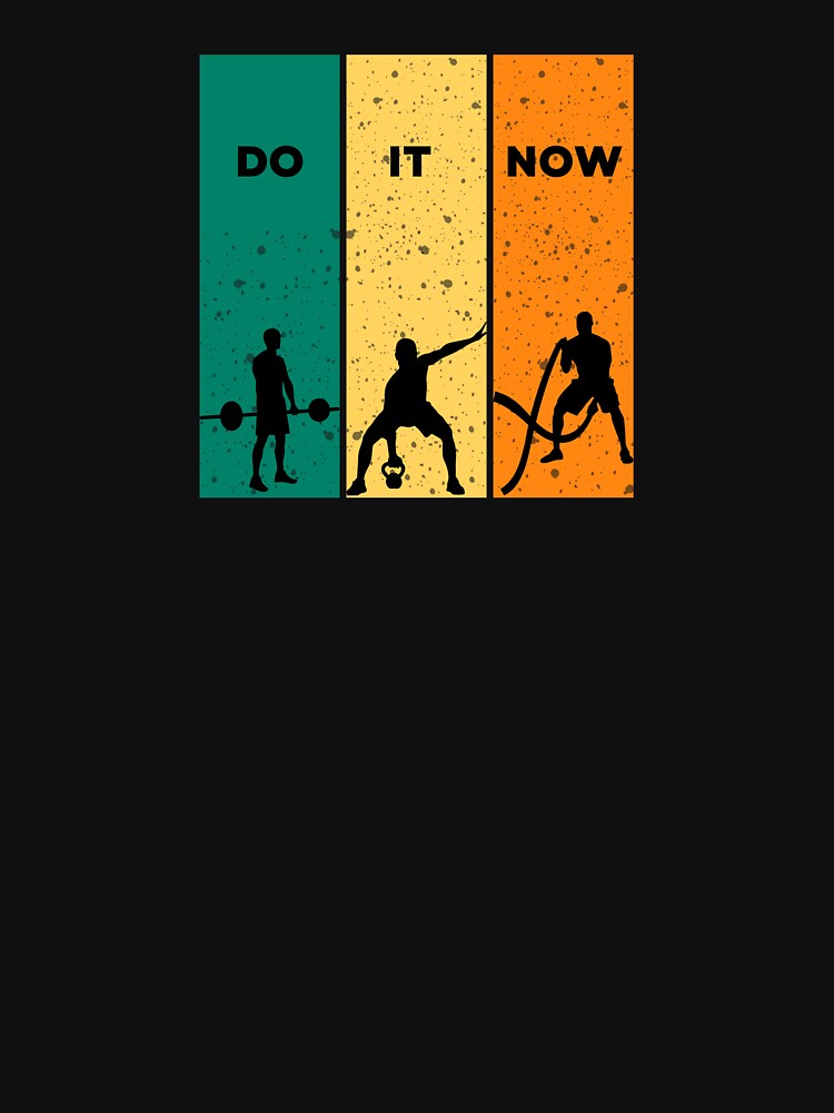 Thumbnail 7 of 7, Essential T-Shirt, fitness motivation, do it now, sports saying designed and sold by flex2211.