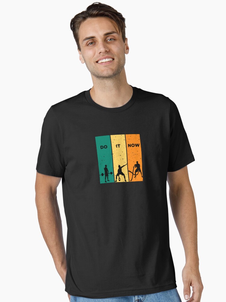 Thumbnail 1 of 7, Essential T-Shirt, fitness motivation, do it now, sports saying designed and sold by flex2211.
