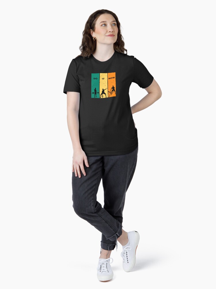Thumbnail 4 of 7, Essential T-Shirt, fitness motivation, do it now, sports saying designed and sold by flex2211.