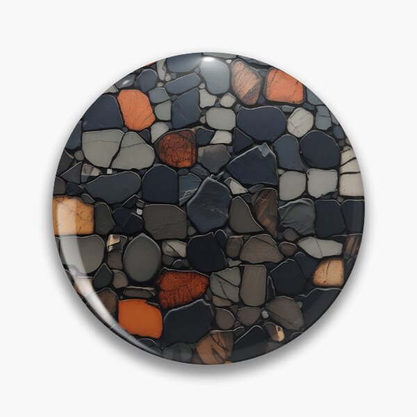 Item preview, Dark stone mosaic art print designed and sold by dcrc.