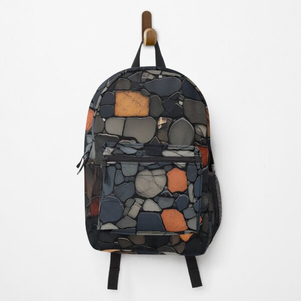 Item preview, Dark stone mosaic art print designed and sold by dcrc.