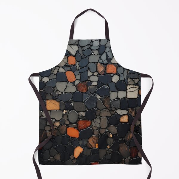 Item preview, Dark stone mosaic art print designed and sold by dcrc.