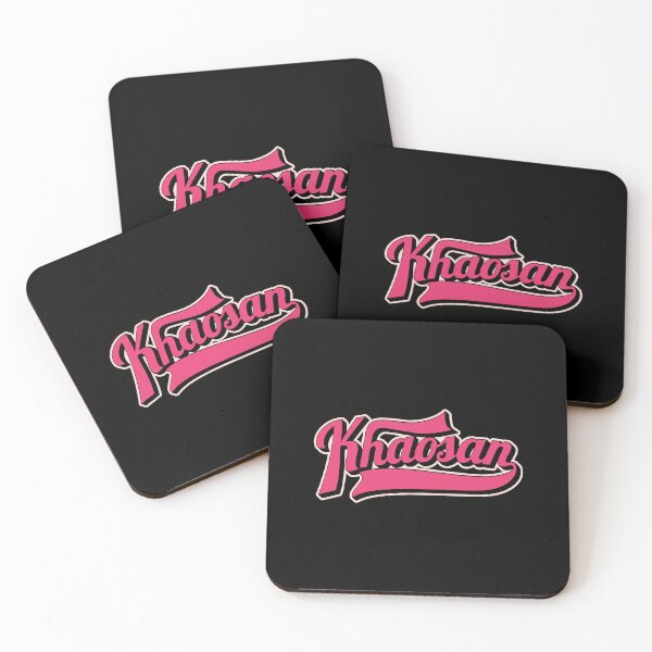 Item preview, Khaosan Road Bangkok - Backpacker's Paradise | Vintage lettering logo designed and sold by Boogosh.