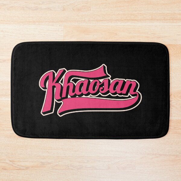 Item preview, Khaosan Road Bangkok - Backpacker's Paradise | Vintage lettering logo designed and sold by Boogosh.