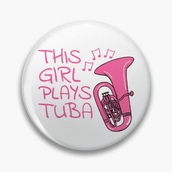 Item preview, This Girl Plays Tuba, Tubaist, Female Brass Musician designed and sold by doodlerob.