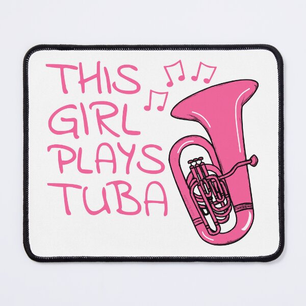 Item preview, This Girl Plays Tuba, Tubaist, Female Brass Musician designed and sold by doodlerob.