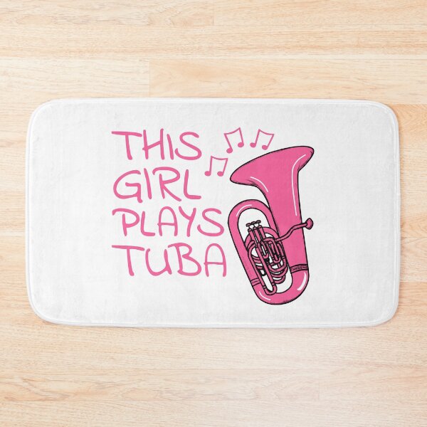 Item preview, This Girl Plays Tuba, Tubaist, Female Brass Musician designed and sold by doodlerob.
