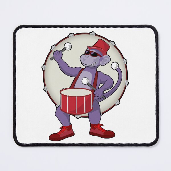 Item preview, Monkey Drummer designed and sold by DtownGrafx.