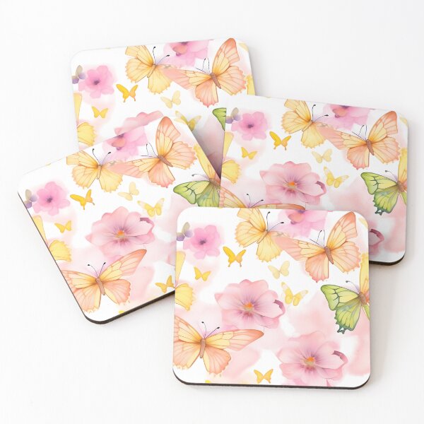 Item preview, Butterfly and flowers pastel. designed and sold by Nada2446.