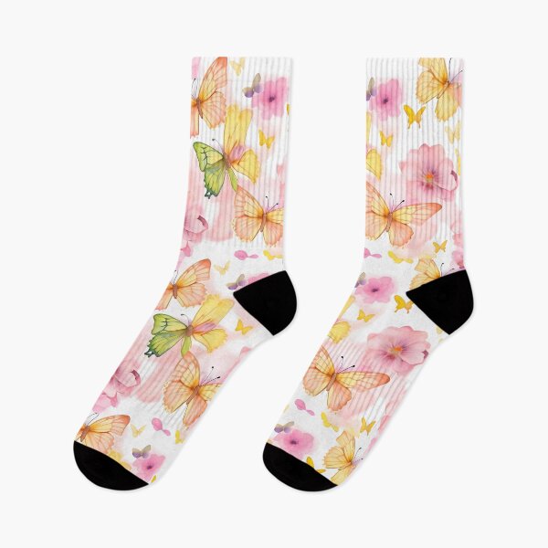 Item preview, Butterfly and flowers pastel. designed and sold by Nada2446.