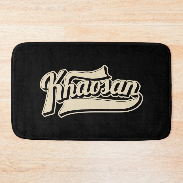 Item preview, Khaosan Road Bangkok - Backpacker's Paradise | Vintage lettering logo designed and sold by Boogosh.