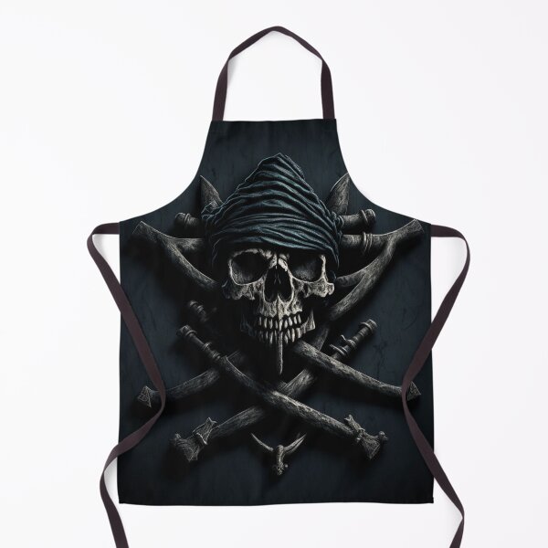 Item preview, Skull & Bones - Pirate Flag - Pirate Crest - Digital Art designed and sold by TheHappyK.