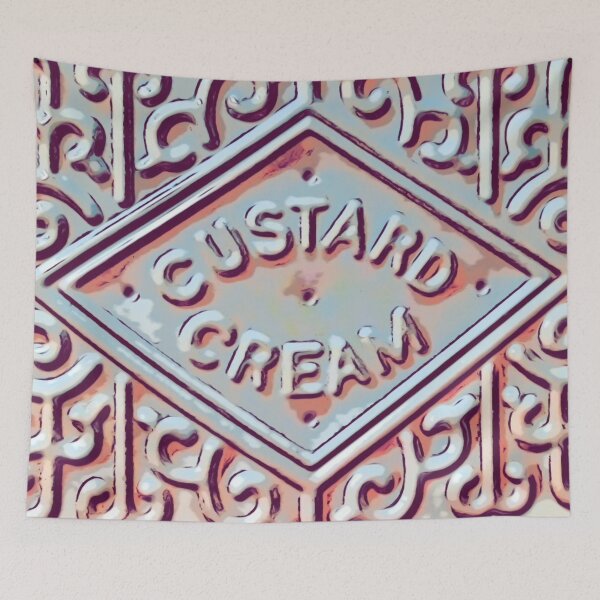 Item preview, Custard cream designed and sold by Glenbobagins.