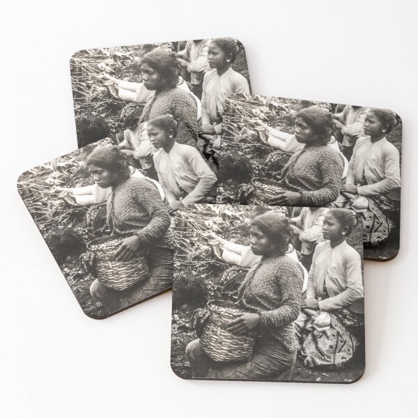 Item preview, Coffee Harvest Java, Indonesia 1900 designed and sold by lobodelnoir.