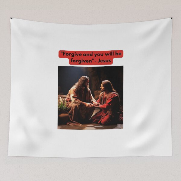 Item preview, "Forgive and you will be forgiven"- Jesus designed and sold by STO1KA.