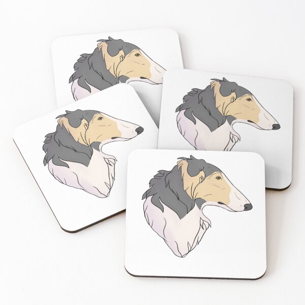 Item preview, Borzoi black tri designed and sold by Cynthiaetal.