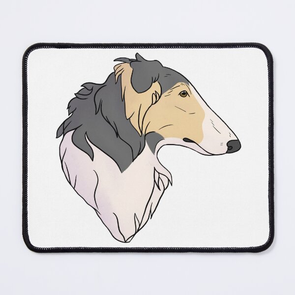 Item preview, Borzoi black tri designed and sold by Cynthiaetal.